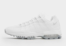 Authentic Nike Air Max 95 Ultra ® ( Men UK All Sizes: 7 - 12 ) White / Wolf Grey