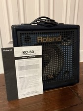 Roland KC-60 Keyboard Mixing Amp Amplifier 3 Channel Compact Fidelity TESTED