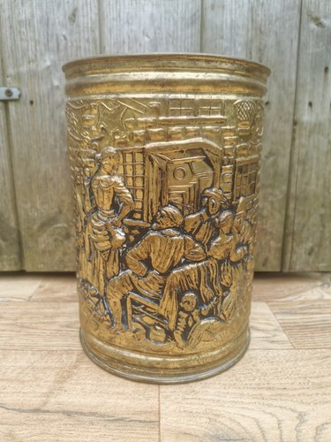 Vintage brass planter - vintage,