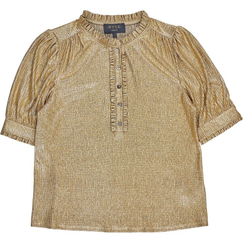 Wyse gold metallic short - wyse,