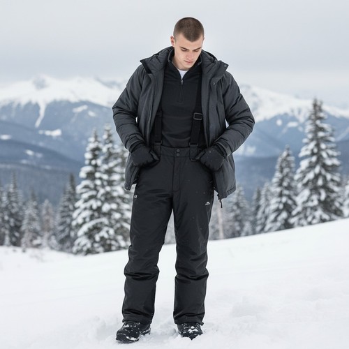 Trespass black insulated snow - black,