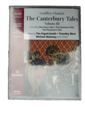 The Canterbury Tales: v. 3 by Geoffrey Chaucer (Audio cassette, 2002) SEALED