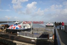 PHOTO  (2) HOVERCRAFT AT  RYDE