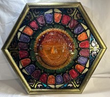 Painted Mirror With Aztec