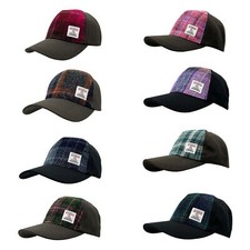 Authentic Harris Tweed wool Golf / Baseball Cap - Adjustable - Unisex - Gift
