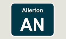 1x Allerton Train Depot Sticker/Decal 100 x 77mm 