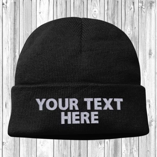 Customised beanie adult - beanie, cuffed