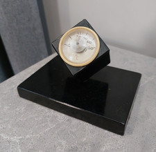 Vintage Space Age Cube Table Thermometer USSR Bakelite