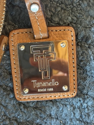 Tignanello leather shoulder - tignanello,