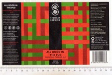 UK Beer Label - Stewart Brewery - Scotland - All Good In The Pud