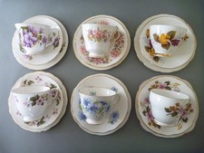 Vintage Mismatched 6 Trio's