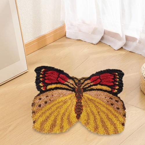 Latch hook rug kit butterfly - latch,