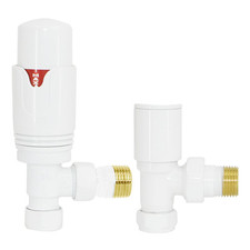 Designer Radiator Valves White