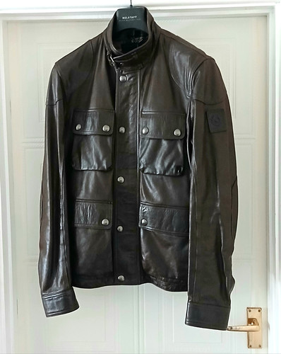 Belstaff brown leather - belstaff,