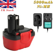 5000mAh 12V Ni-MH Battery / Charger For Bosch GSB GSR PSR 12 VE-2 BAT043 BAT045 