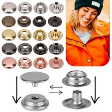 10/50/100pcs 10mm Button Snaps