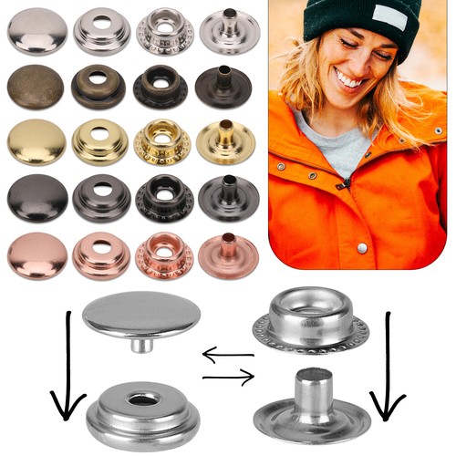 100pcs 10mm button snaps - 10mm,