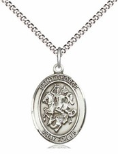 St. George Medal 3/4" Fine