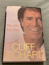 Cliff Richard SIGNED My Way My Life Autobiography Hardback 1st Edition