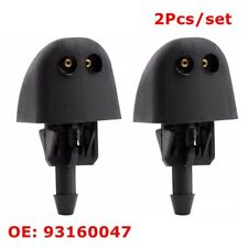 2Pcs fit for Renault Trafic Vauxhall Vivaro Windscreen Washer Jets Front Nozzle