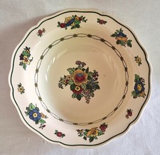 Vintage Art Deco Royal Doulton Sirdar 1932 Porcelain Serving Fruit Bowl