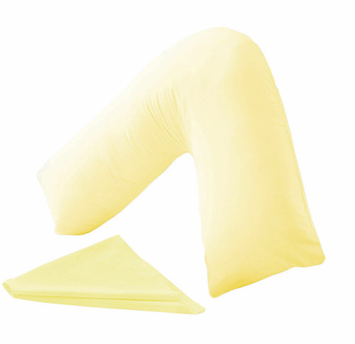 Shaped pillow back neck - v,