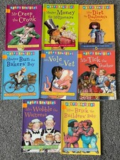 PUFFIN HAPPY FAMILIES COLLECTION 8 BOOK BUNDLE IN VGC