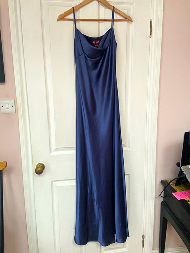 Monsoon blue satin - monsoon, chemise