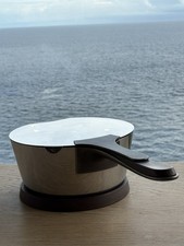 Alessi Pasta Pot,Lid,Trivet￼,Spoon Set - Designed for Alain Ducasse by P.Jouin
