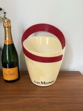 VINTAGE MUMM DESIGNER PLASTIC CHAMPAGNE ICE BUCKET COOLER WINE BAR PATRICK JOUIN