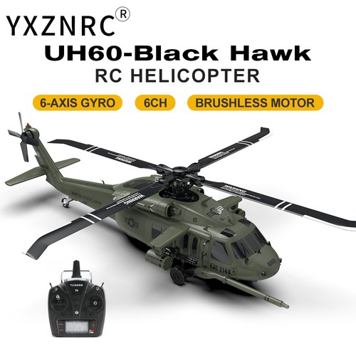 Uh60 black hawk rc - black,