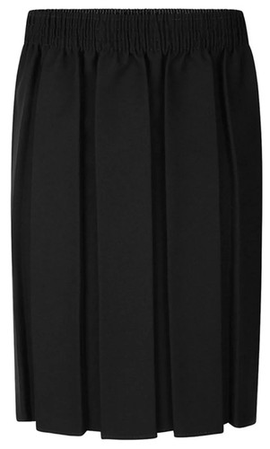 Girls box pleated school skirt - girls,