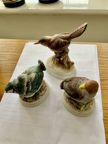 Lefton china birds house - lefton,