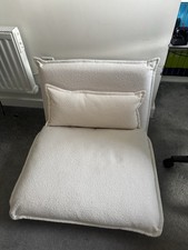 Dunelm Sofabed Cream Beige