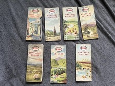 Vintage Esso Road Maps  X 7