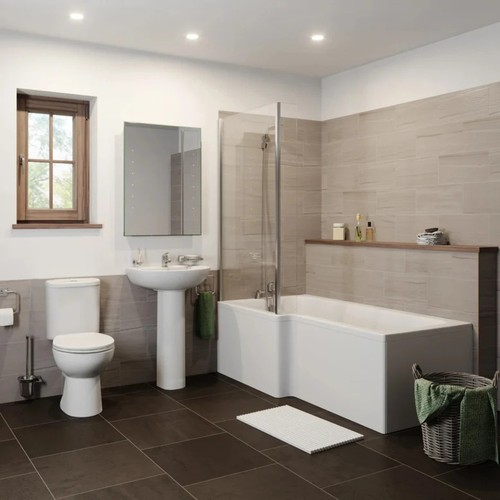 Bathroom suite close - suite, coupled
