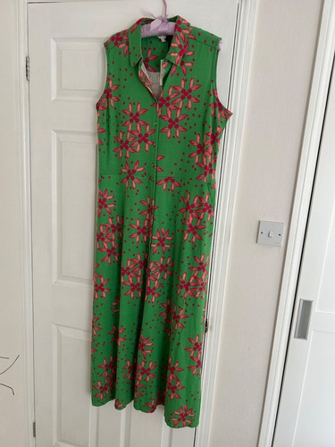 White stuff green dress size - green,