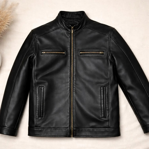 Mens black real - black, jacket
