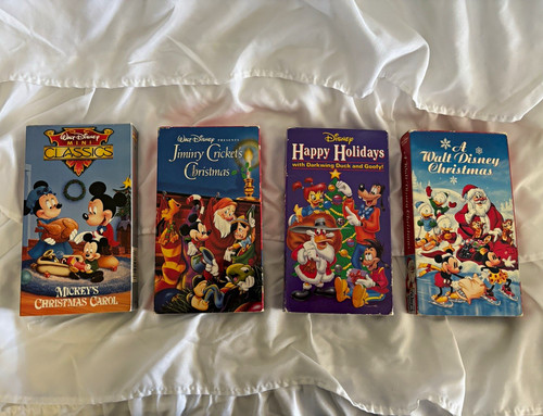 Walt disney christmas vhs lot - disney,