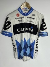 Castelli Cycling Jersey Garmin Cervelo TDF | Men's | Blue/White/Black | Large |