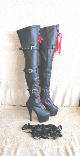 Pleaser adore 3028 black - , matte