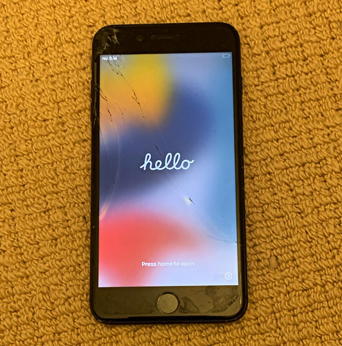 Apple iphone plus black 32gb - iphone,