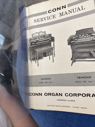 Conn organ service manual - organ,