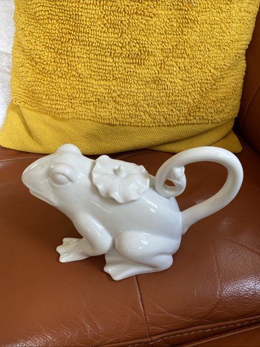 London pottery frog teapot - london,