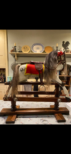 Sporty boy rocking - boy,, horse