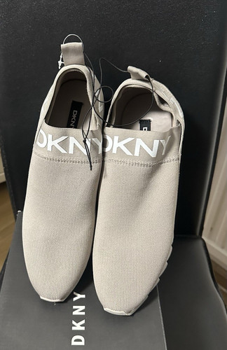 Dkny grey slip low - dkny, slip-on