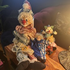 Vintage Clown Doll Bundle