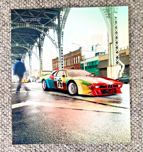 Bmw art car - warhol,
