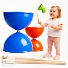 Kids Diabolo Toy Wooden Stick
