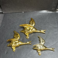 Retro clay pottery gold - x3,